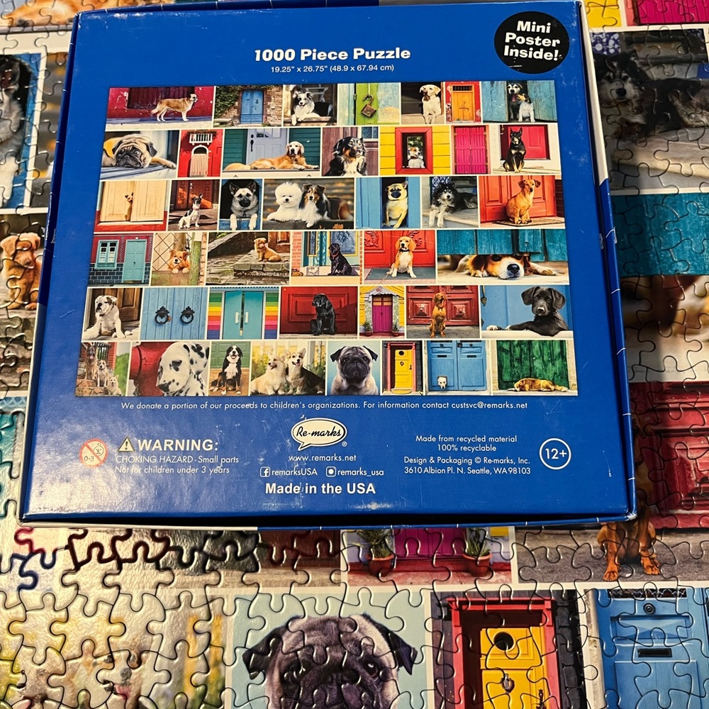 Colorful Dog Puzzle - Picture 4 of 4